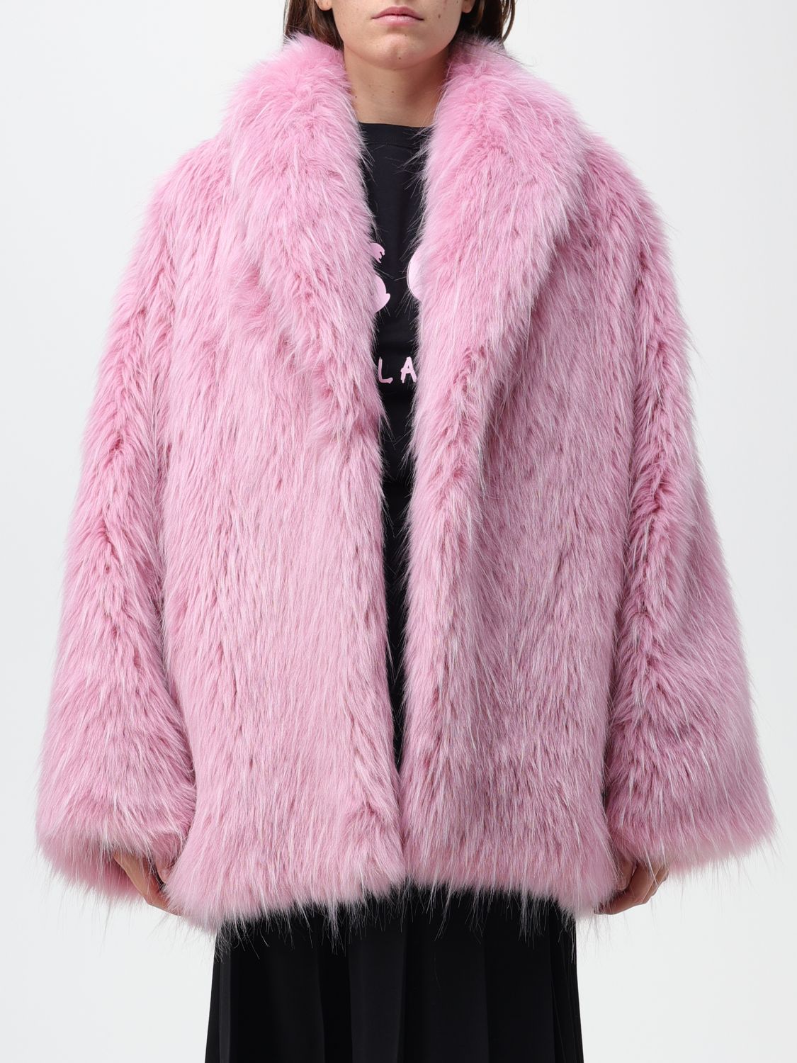 Msgm Coat MSGM Woman colour Pink