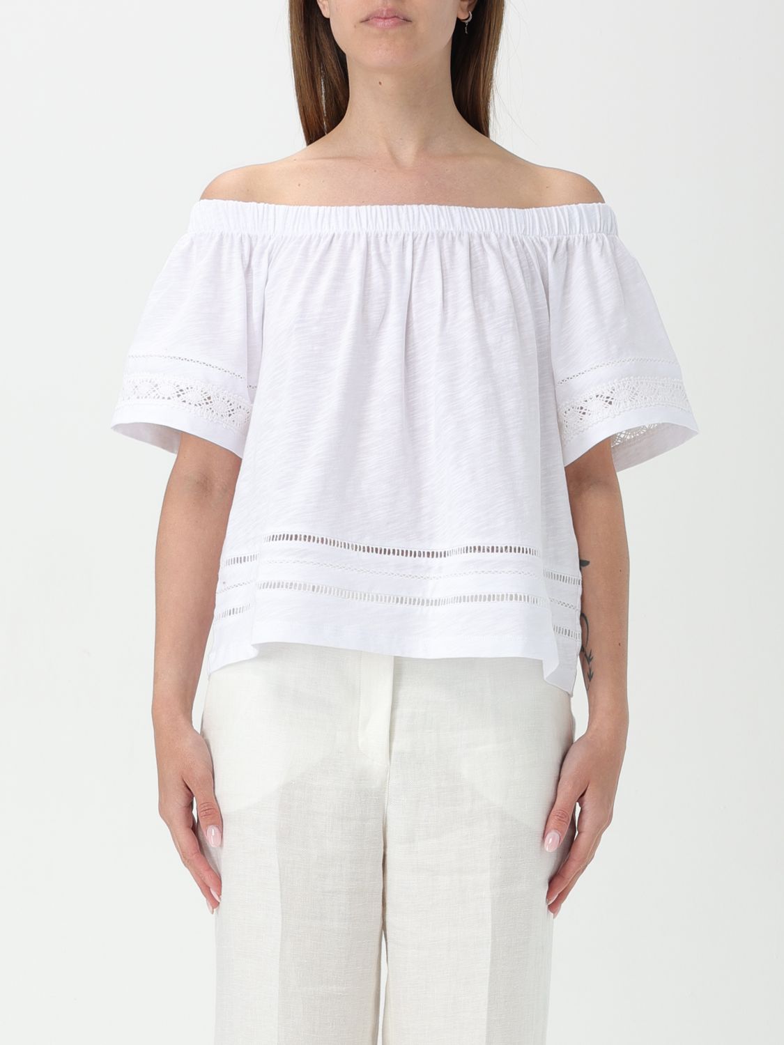 Barbour Top BARBOUR Woman color White