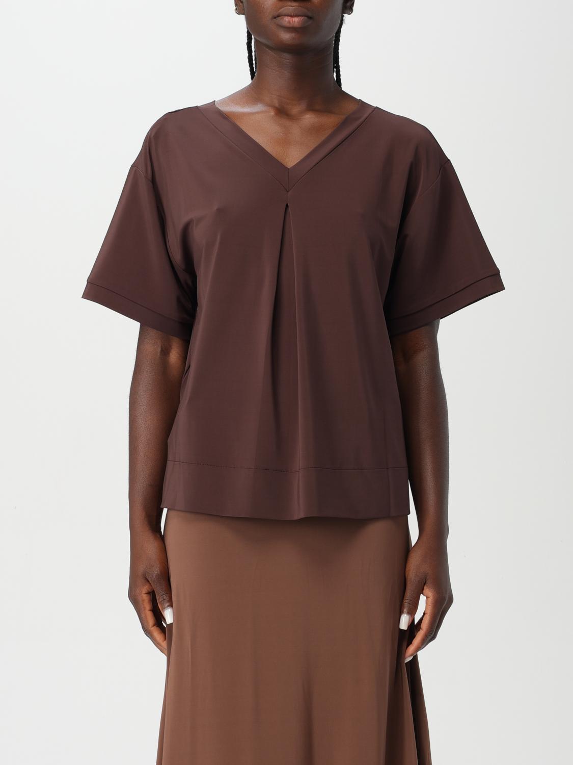 Max Mara Top MAX MARA Woman color Burnt