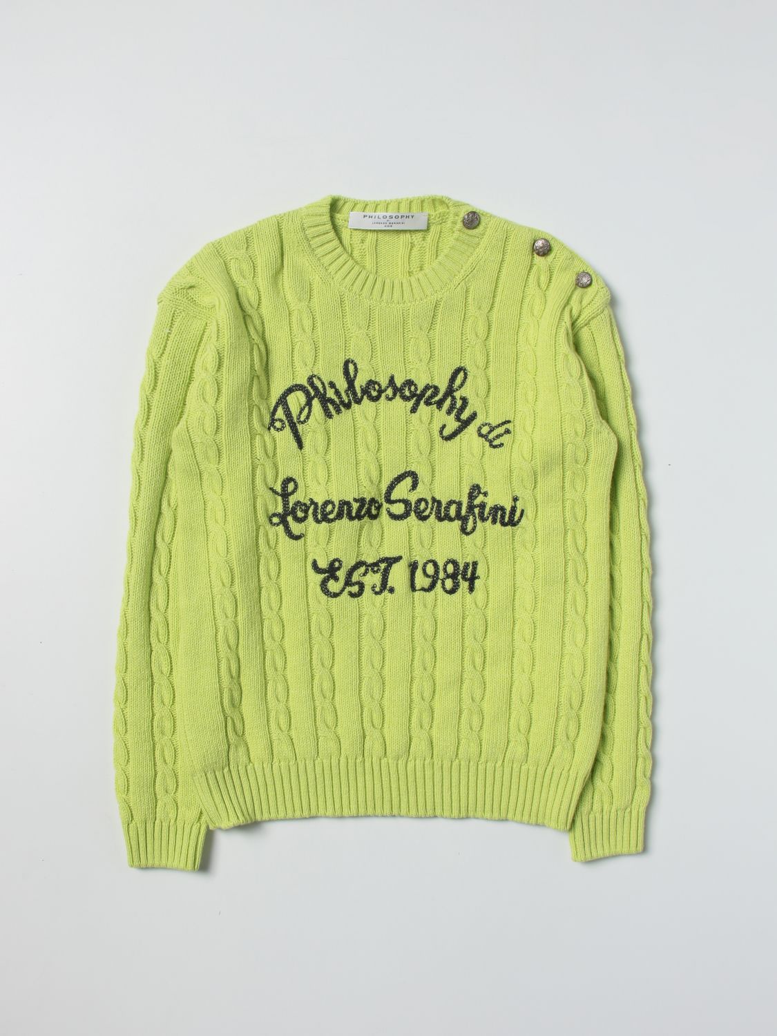 Philosophy Di Lorenzo Serafini Jumper PHILOSOPHY DI LORENZO SERAFINI Kids colour Green