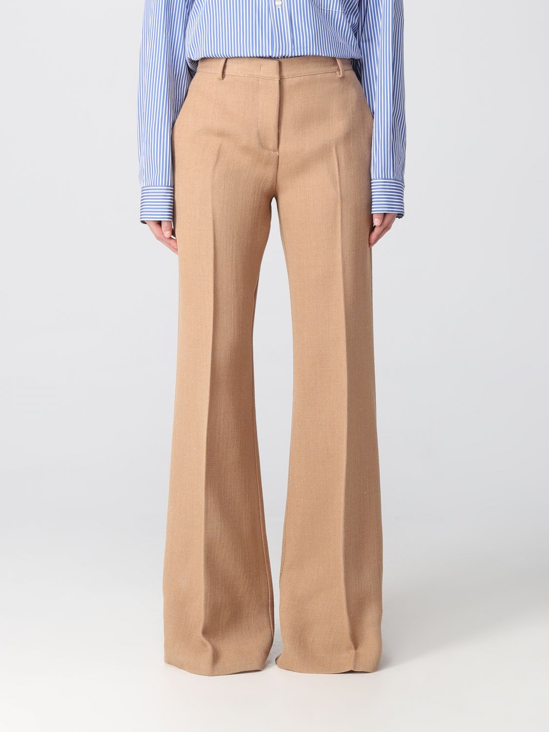 Etro Trousers ETRO Woman colour Camel