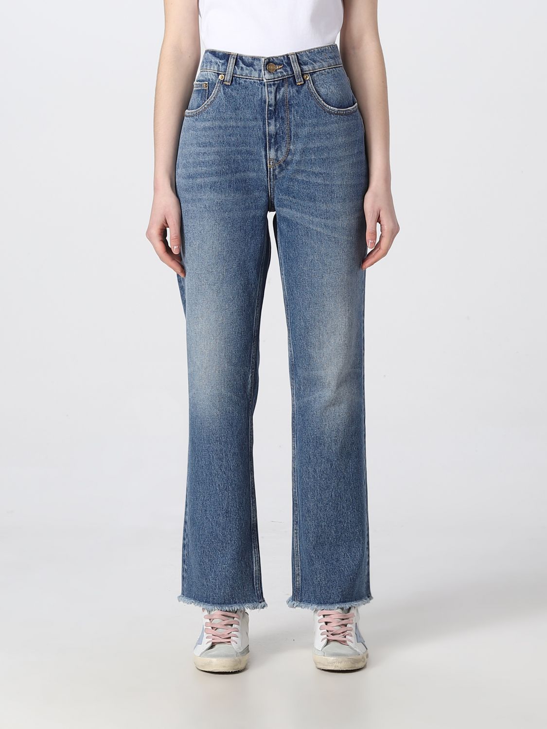 Golden Goose Jeans GOLDEN GOOSE Woman colour Denim