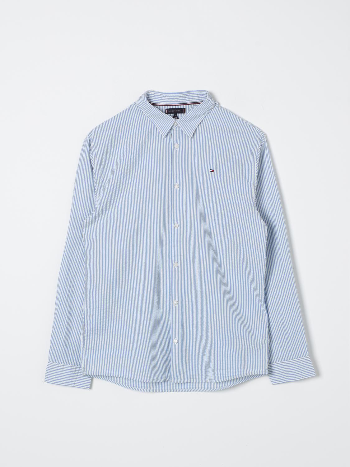 Tommy Hilfiger Shirt TOMMY HILFIGER Kids color Sky Blue