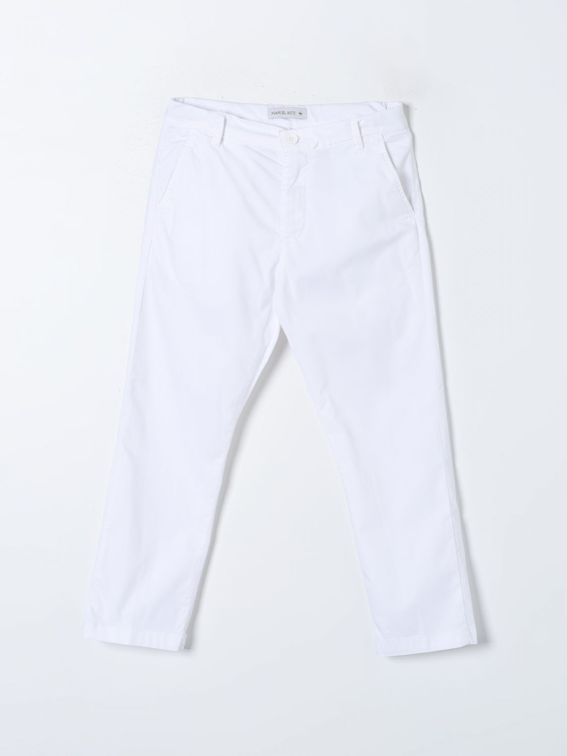 Manuel Ritz Trousers MANUEL RITZ Kids colour White