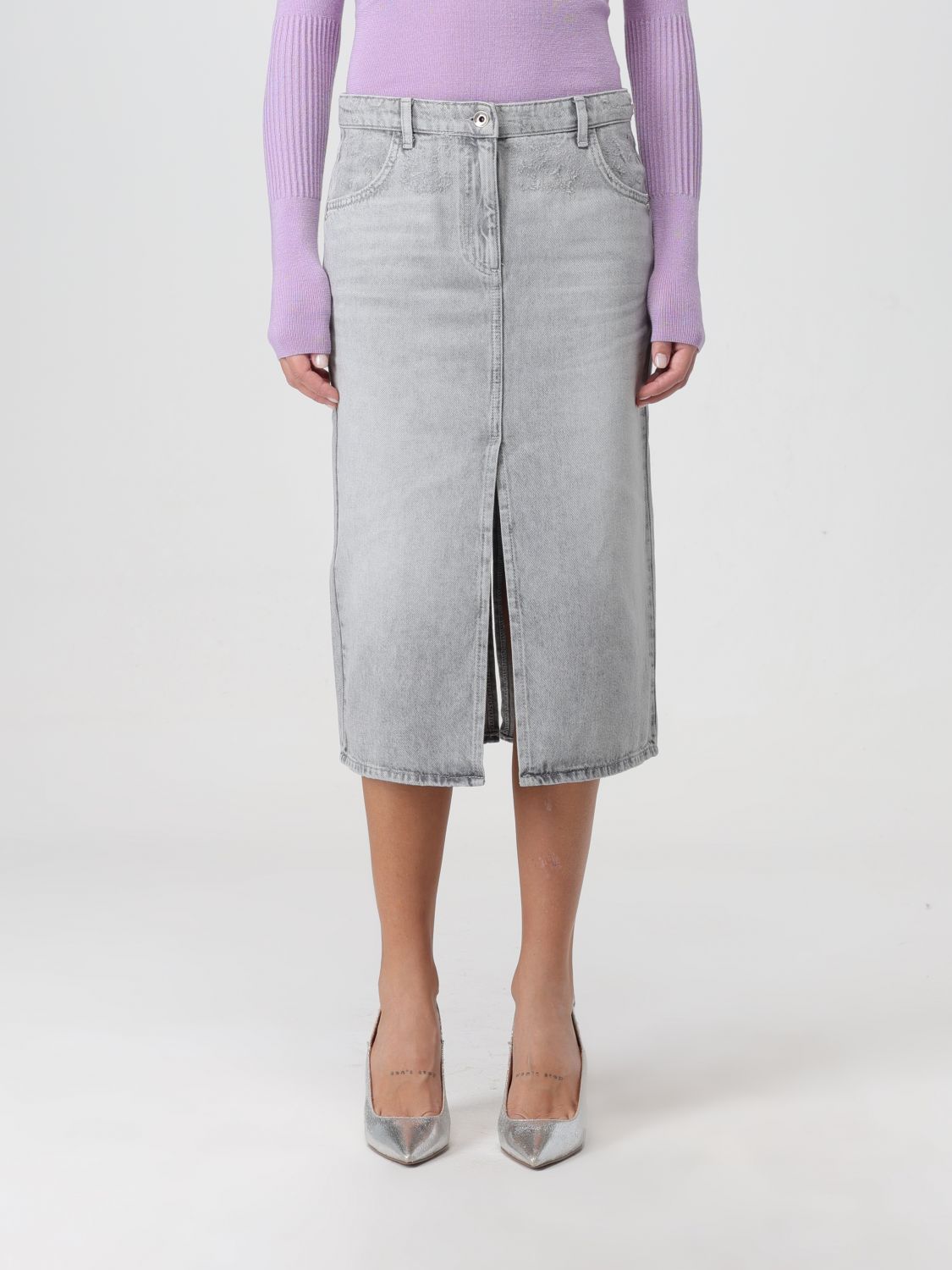 Patrizia Pepe Skirt PATRIZIA PEPE Woman colour Grey