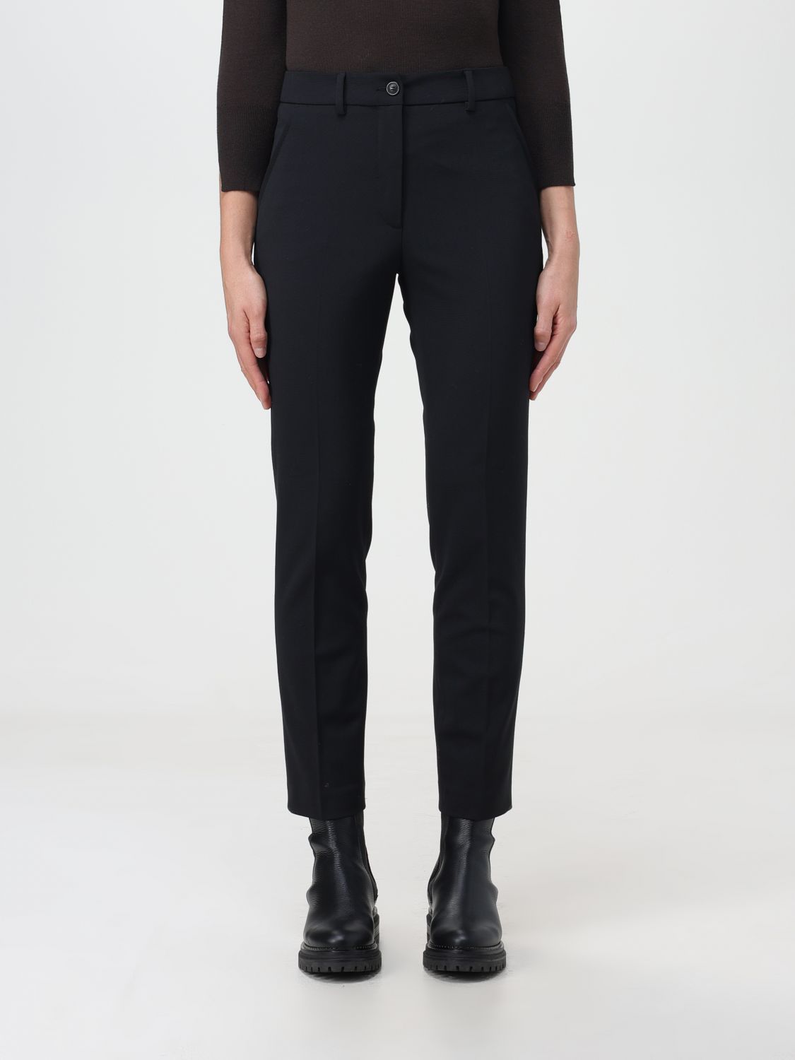 Seventy Trousers SEVENTY Woman colour Black