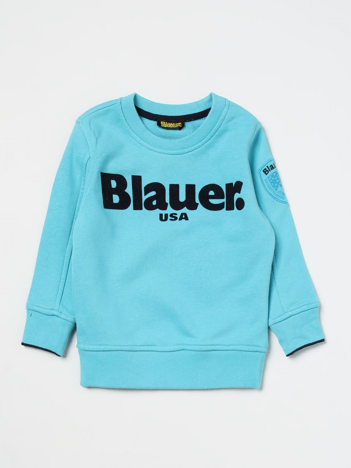 Blauer Sweater BLAUER Kids color Gnawed Blue