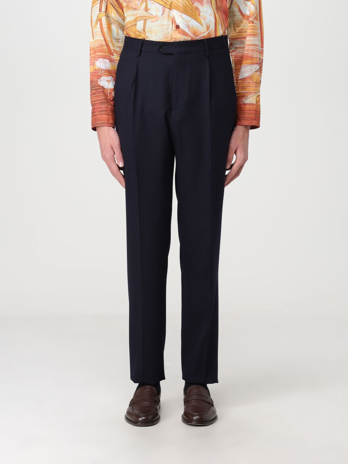 Etro Trousers ETRO Men colour Blue