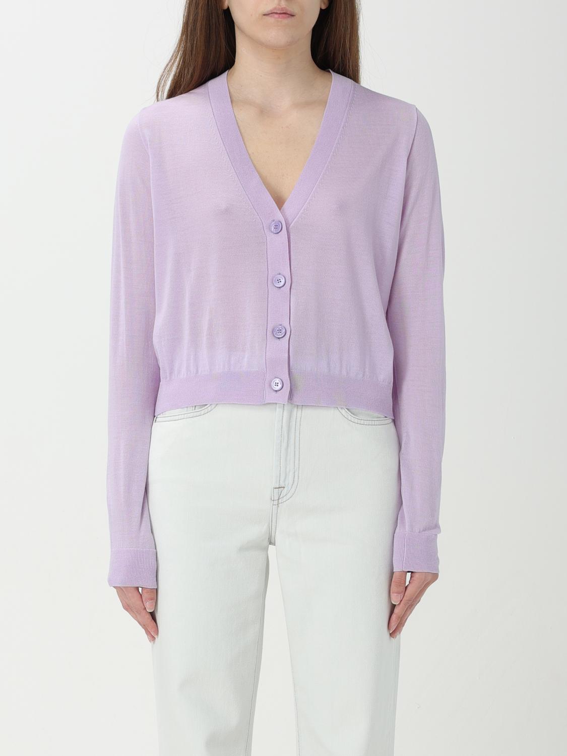 Roberto Collina Cardigan ROBERTO COLLINA Woman colour Violet