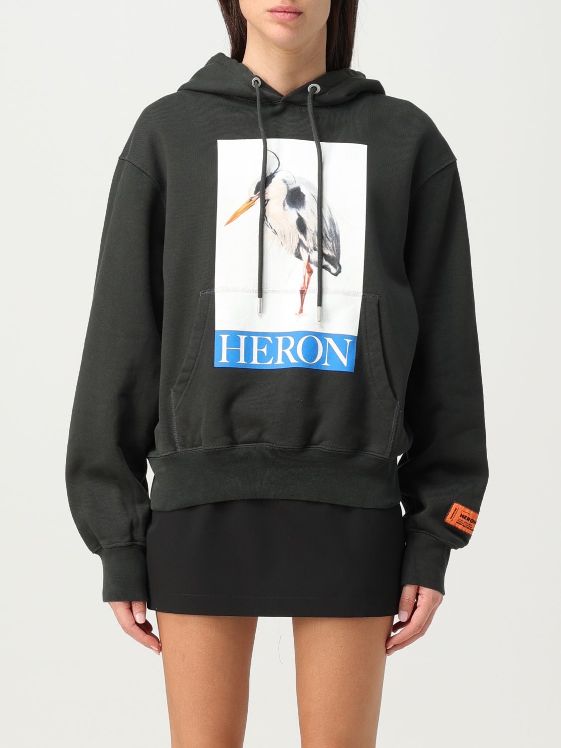 HERON PRESTON Sweatshirt HERON PRESTON Woman colour Black