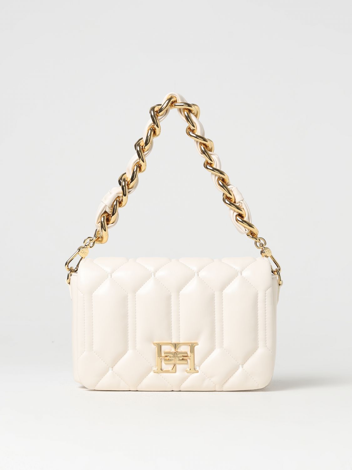 Elisabetta Franchi Shoulder Bag ELISABETTA FRANCHI Woman colour Butter