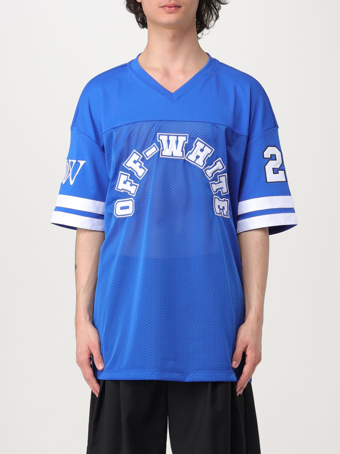 OFF-WHITE T-Shirt OFF-WHITE Men colour Blue