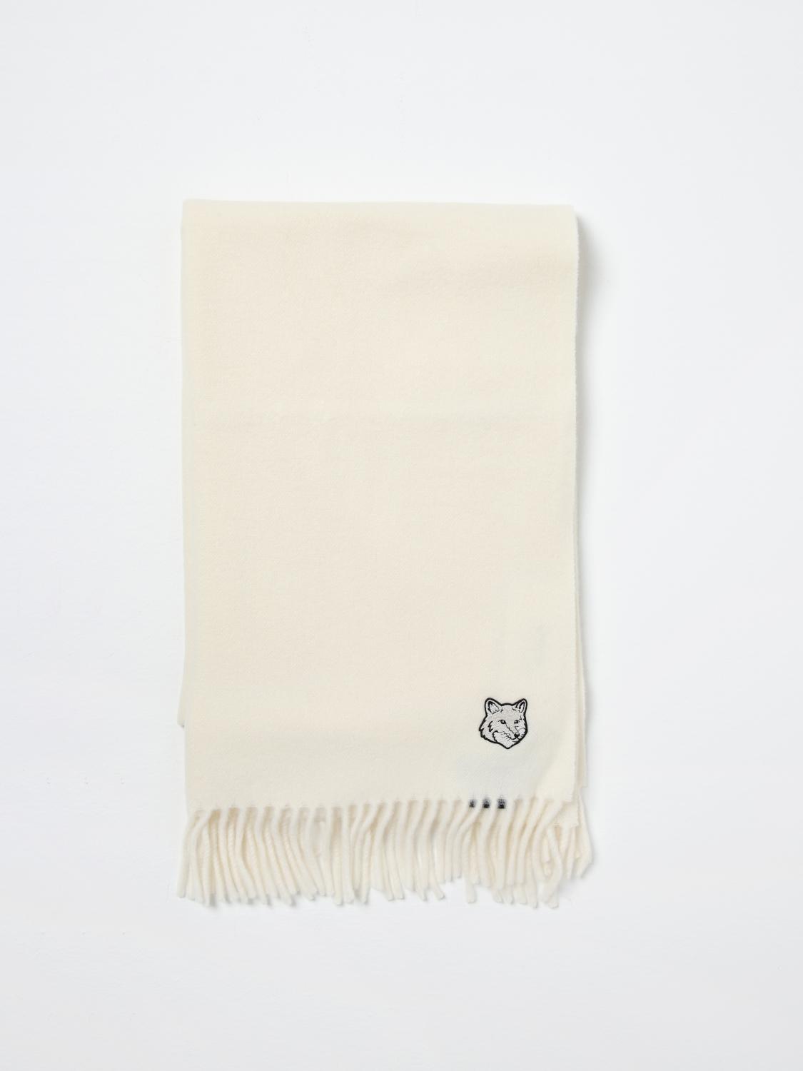 Maison Kitsuné Scarf MAISON KITSUNÉ Men color Cream