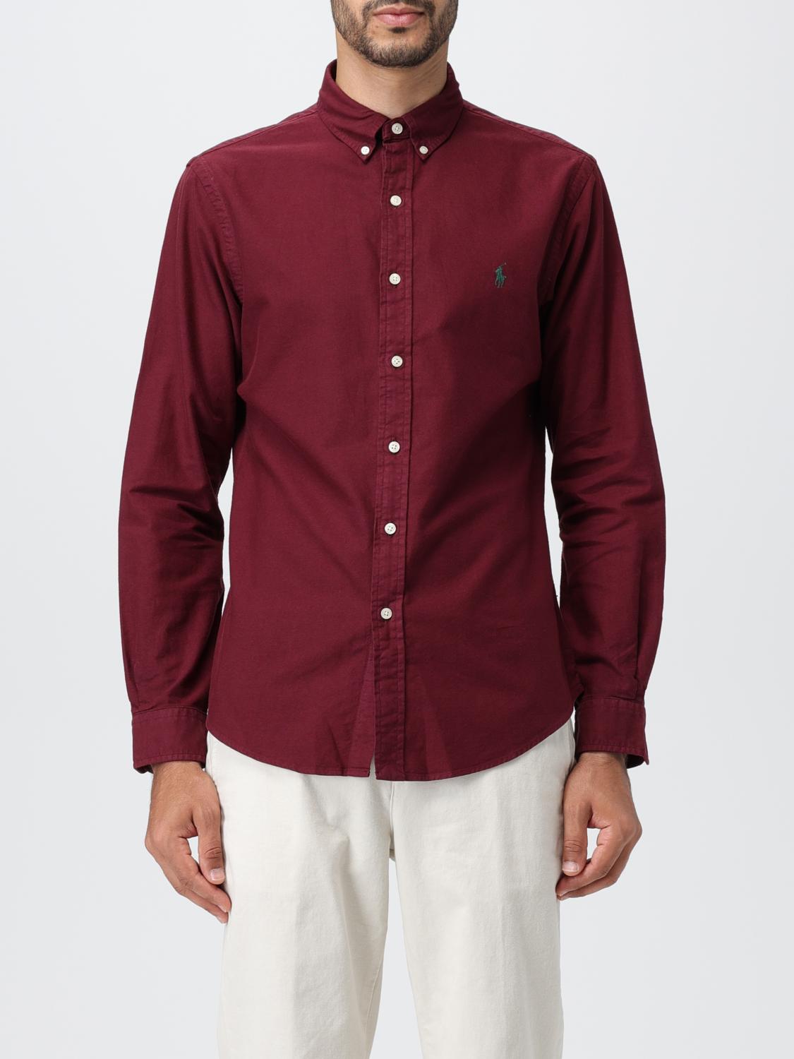 Polo Ralph Lauren Shirt POLO RALPH LAUREN Men colour Red Purple