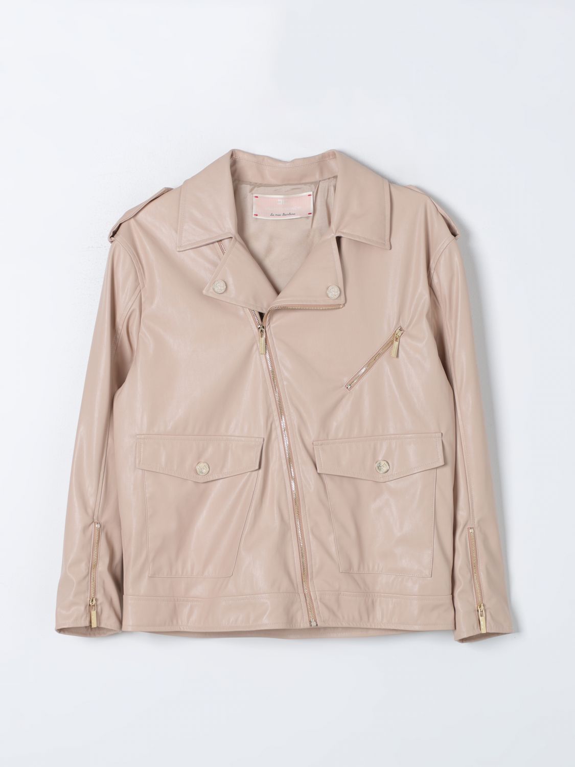 Elisabetta Franchi La Mia Bambina Jacket ELISABETTA FRANCHI LA MIA BAMBINA Kids colour Sand