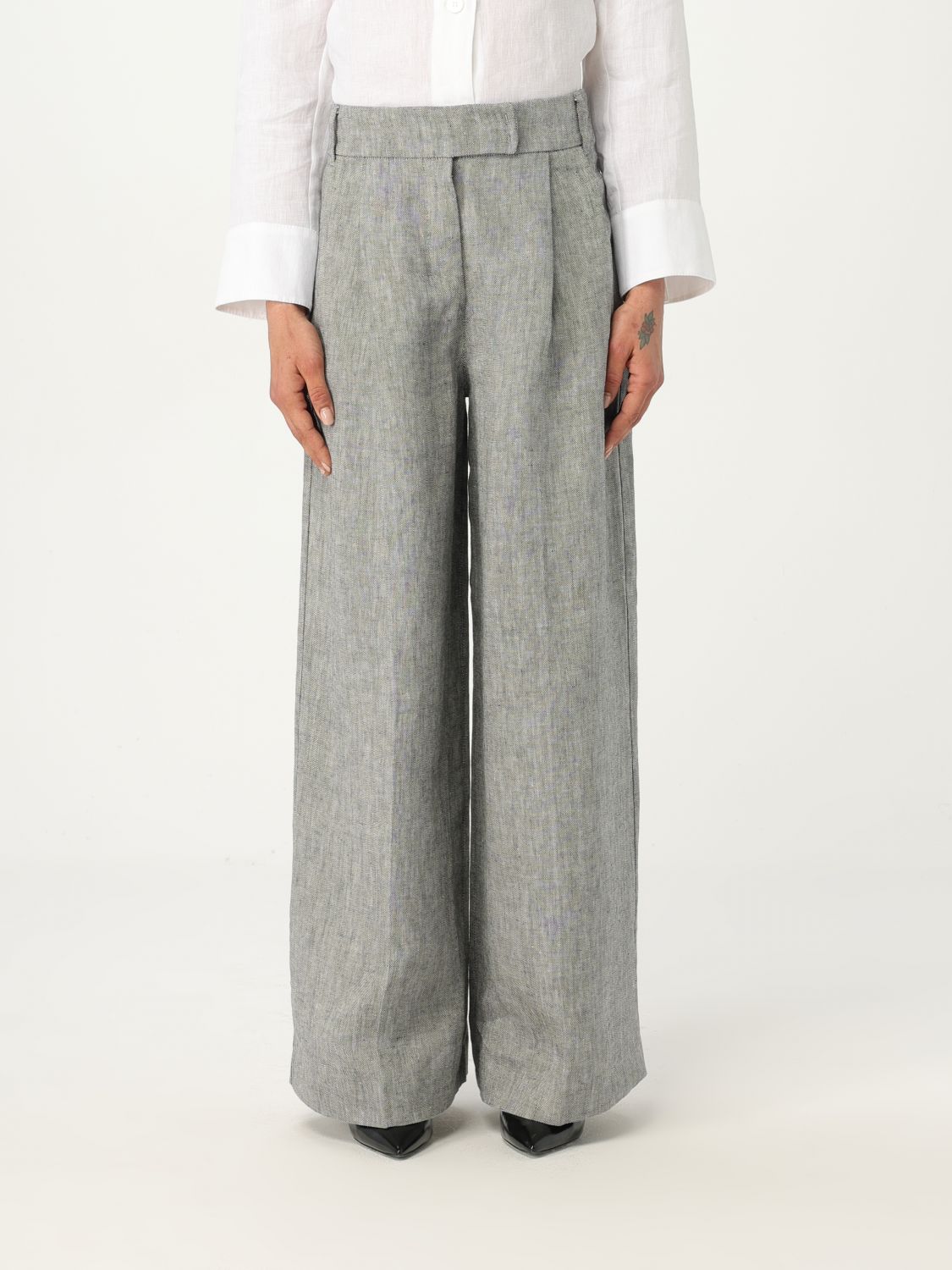  Trousers 'S MAX MARA Woman colour Grey