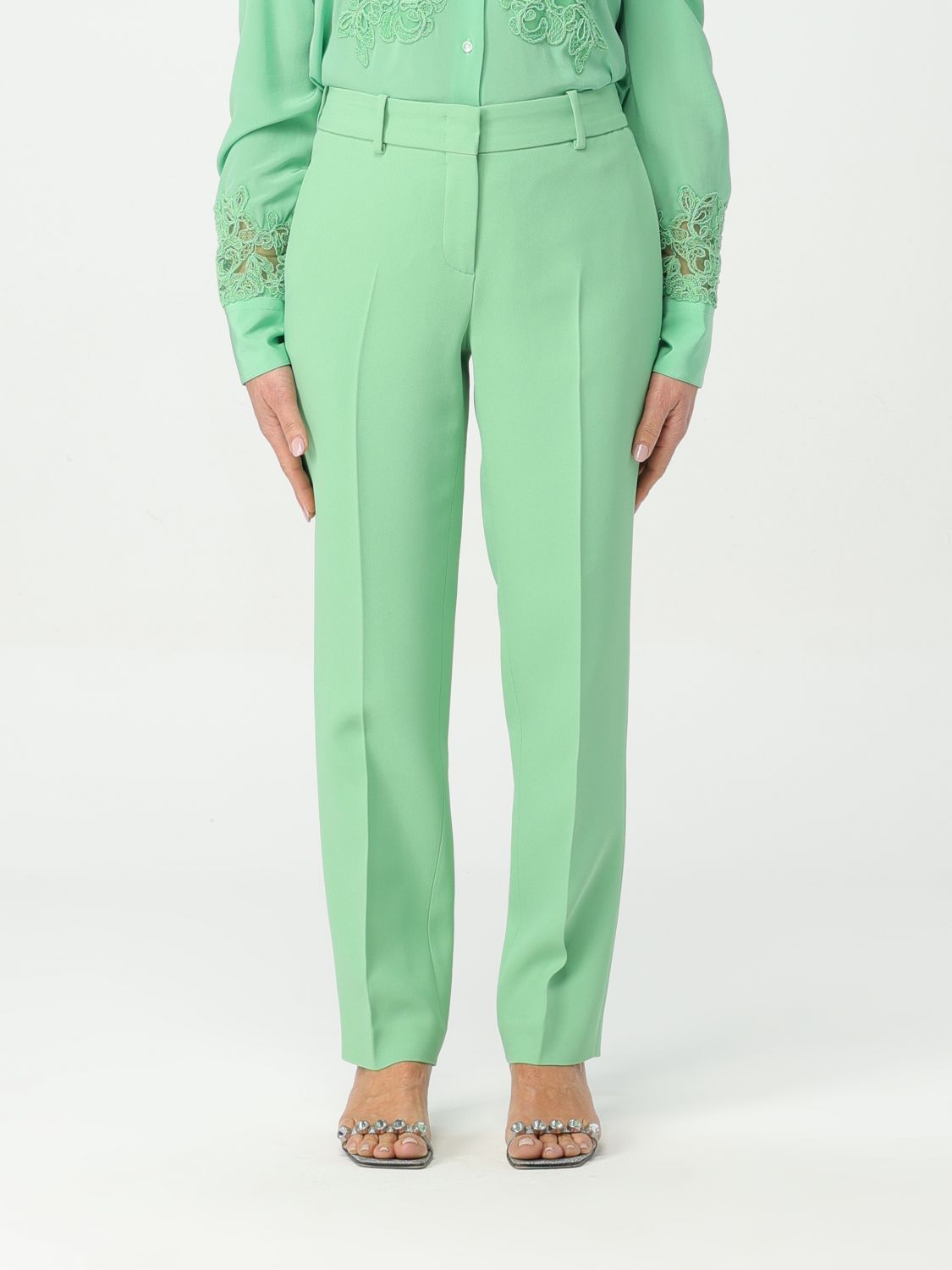 Ermanno Scervino Trousers ERMANNO SCERVINO Woman colour Green