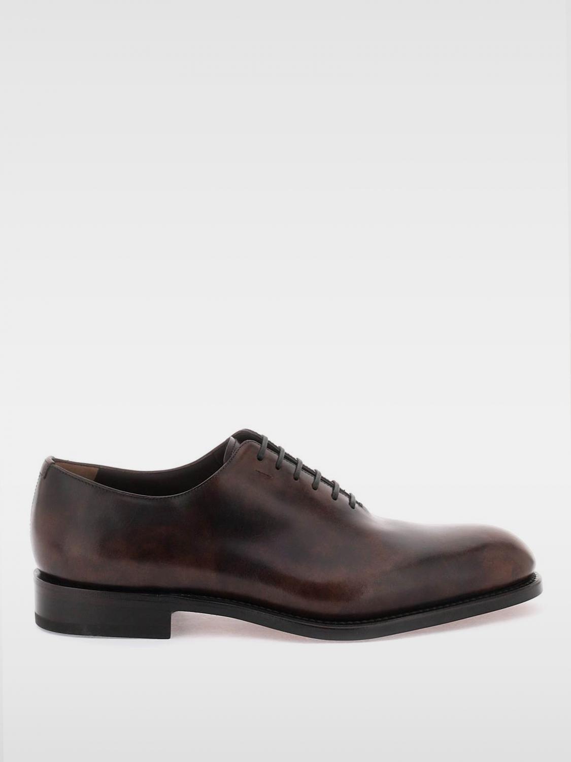 Ferragamo Brogue Shoes FERRAGAMO Men color Dark