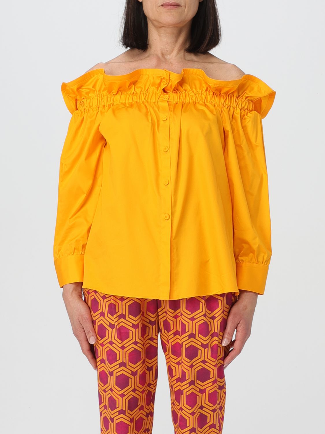 Hanita Top HANITA Woman colour Orange