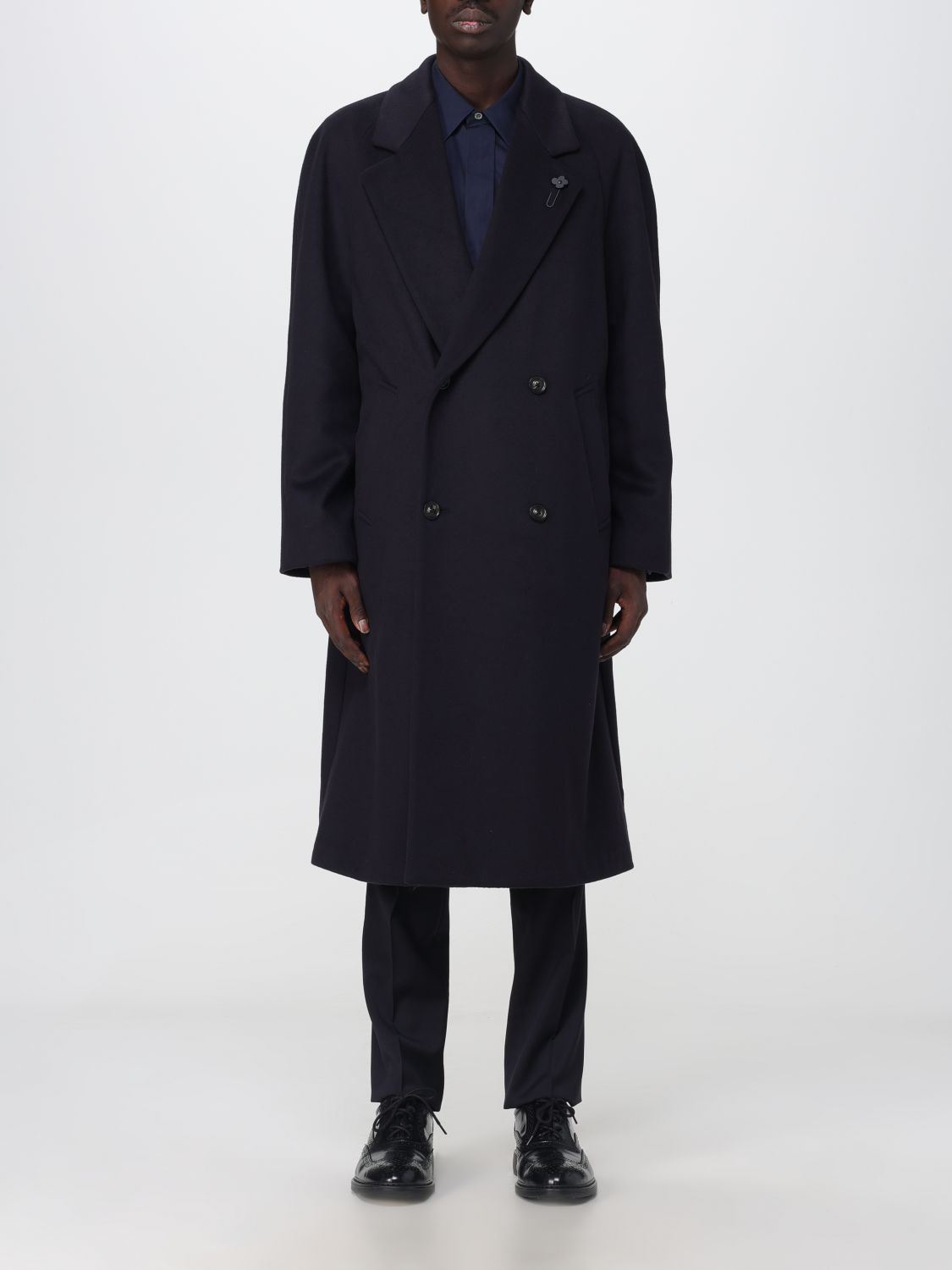 Lardini Coat LARDINI Men colour Blue