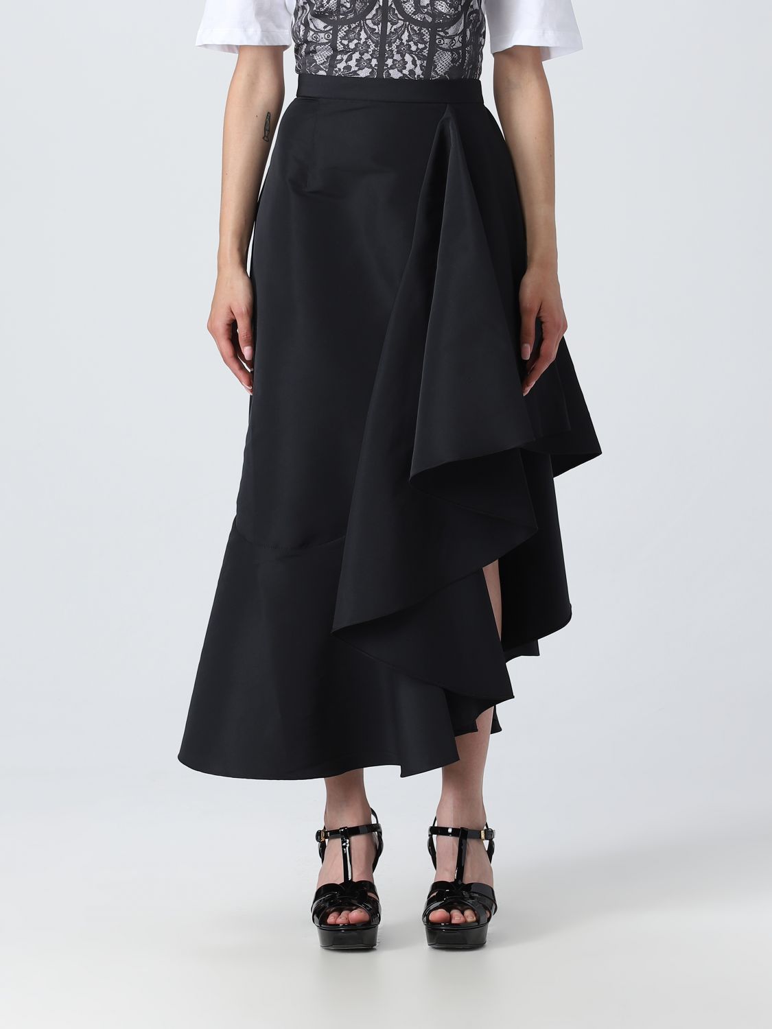 Alexander McQueen Skirt ALEXANDER MCQUEEN Woman colour Black