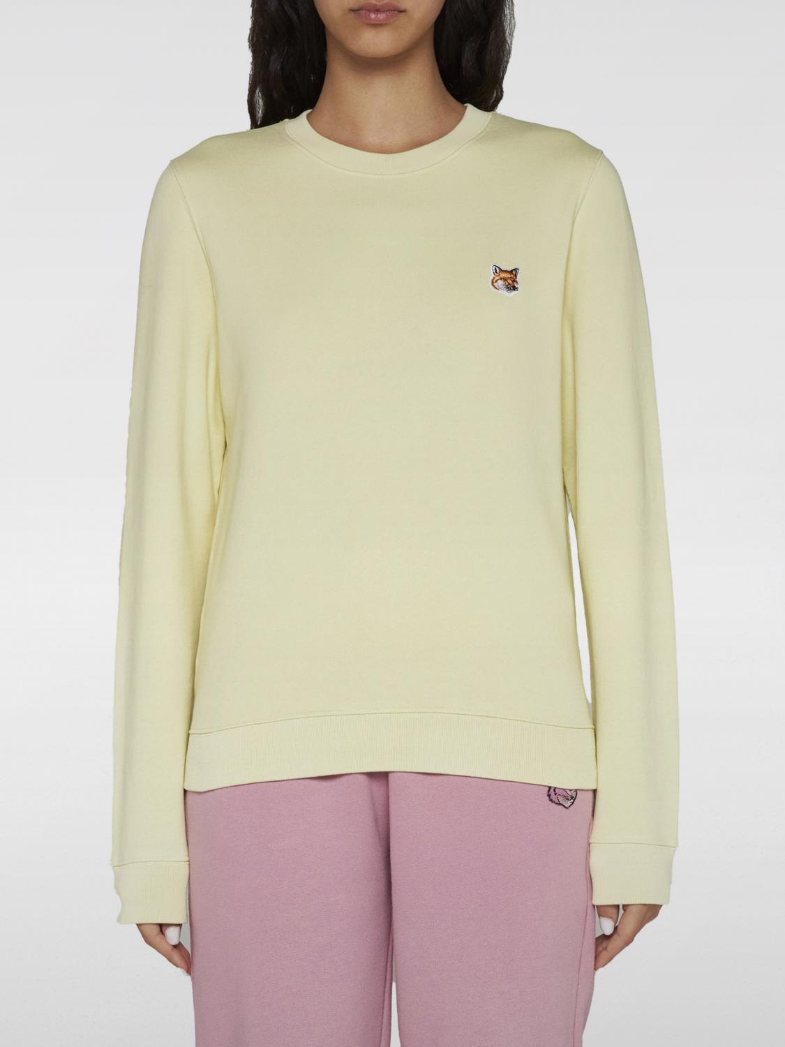 Maison Kitsuné Sweatshirt MAISON KITSUNÉ Woman color Yellow