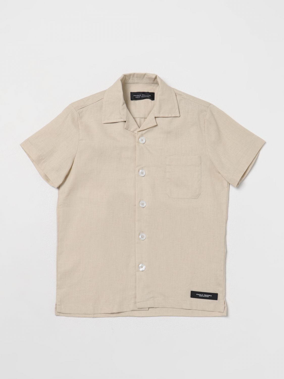 Paolo Pecora Shirt PAOLO PECORA Kids color Beige