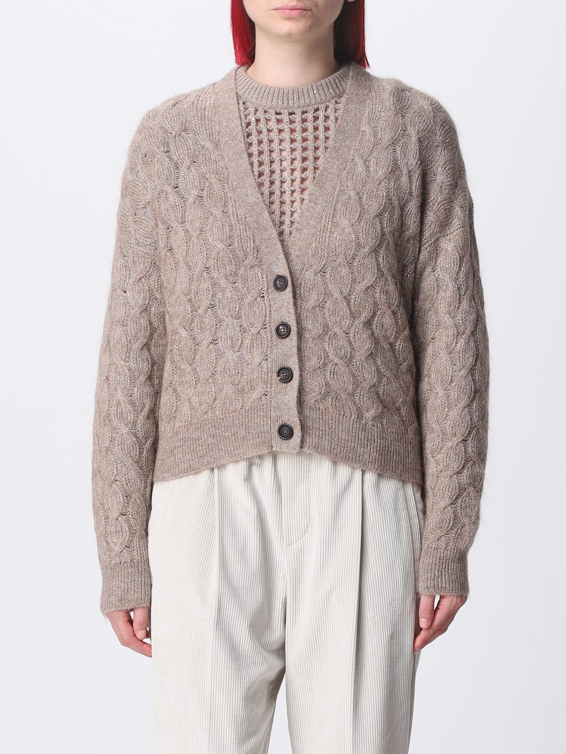 Brunello Cucinelli Cardigan BRUNELLO CUCINELLI Woman colour Brown