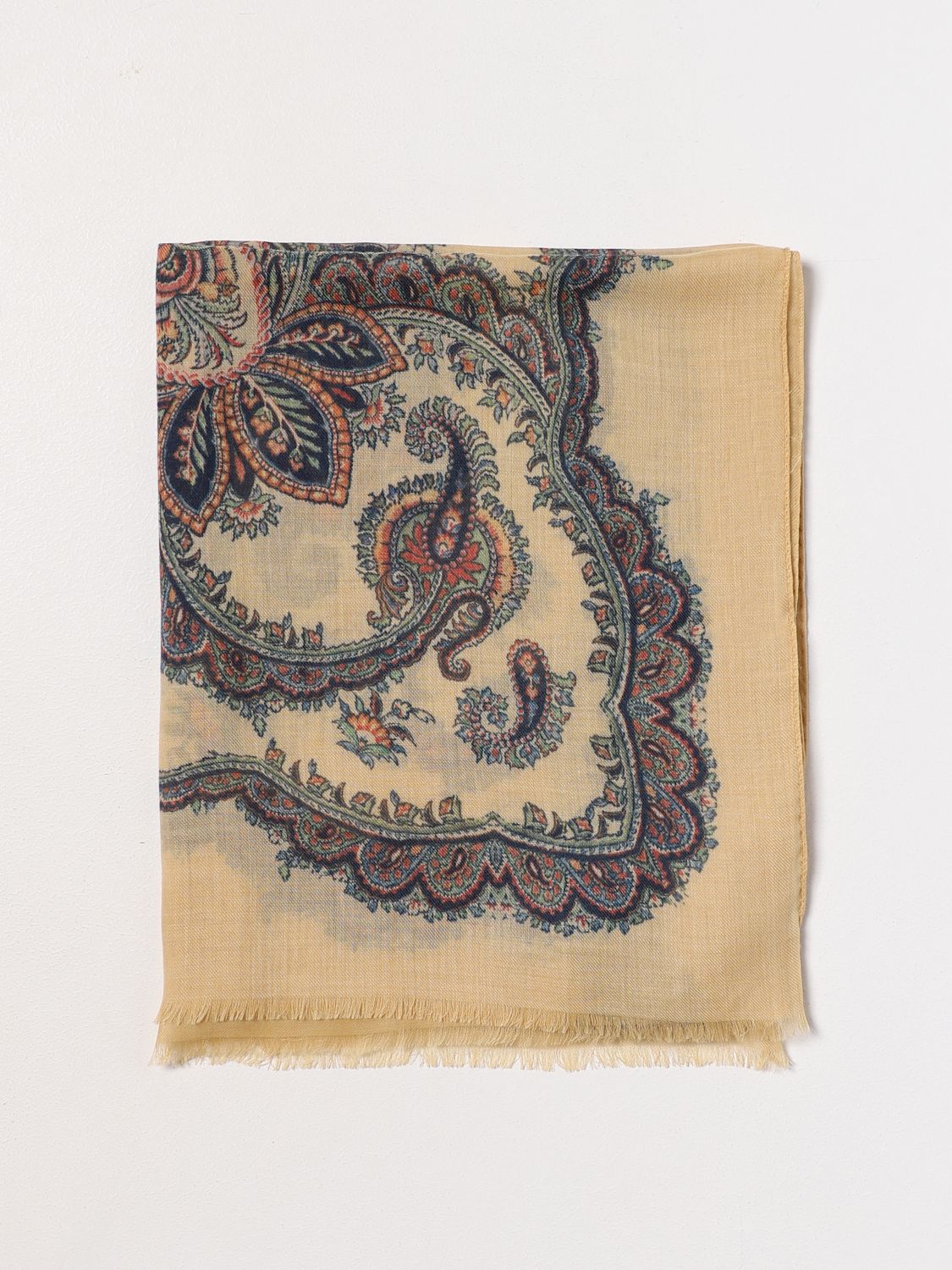 Etro Scarf ETRO Woman colour Beige