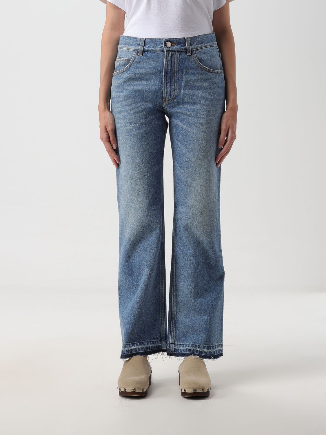 Chloé Jeans CHLOÉ Woman colour Blue