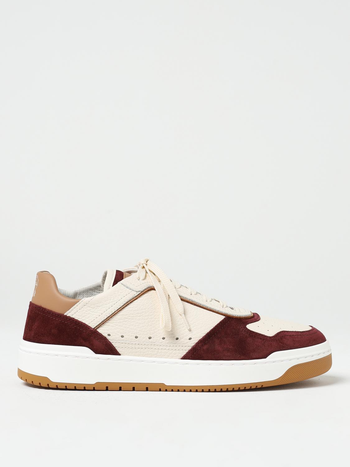 Brunello Cucinelli Trainers BRUNELLO CUCINELLI Men colour Burgundy