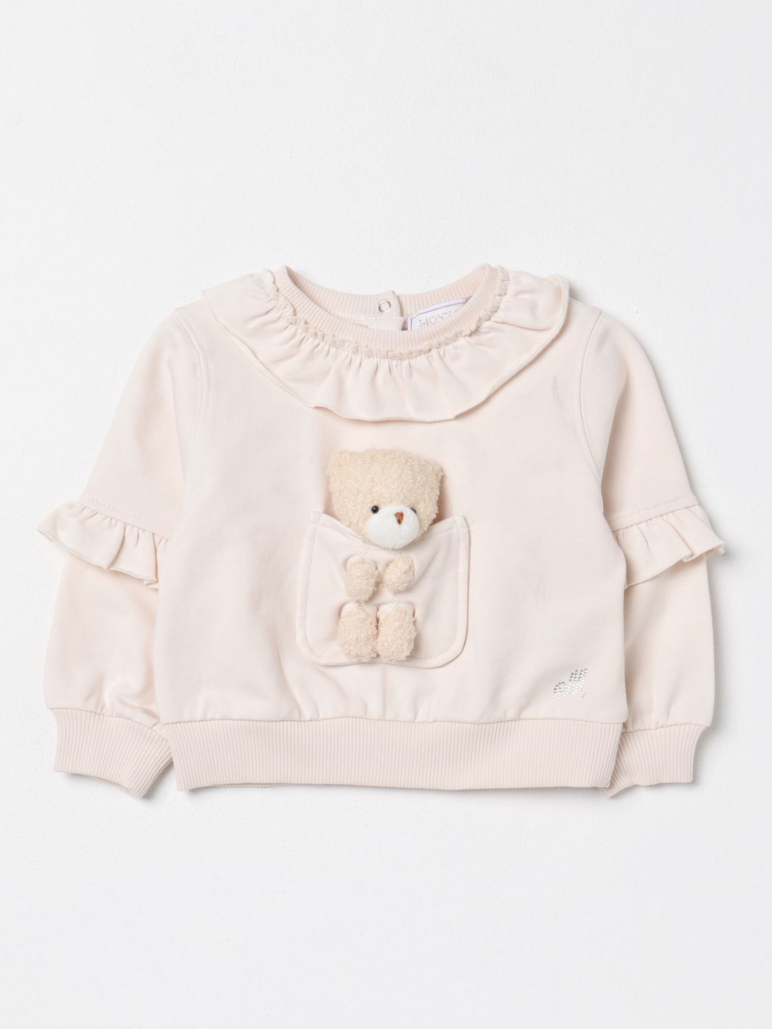 Monnalisa Jumper MONNALISA Kids colour Beige