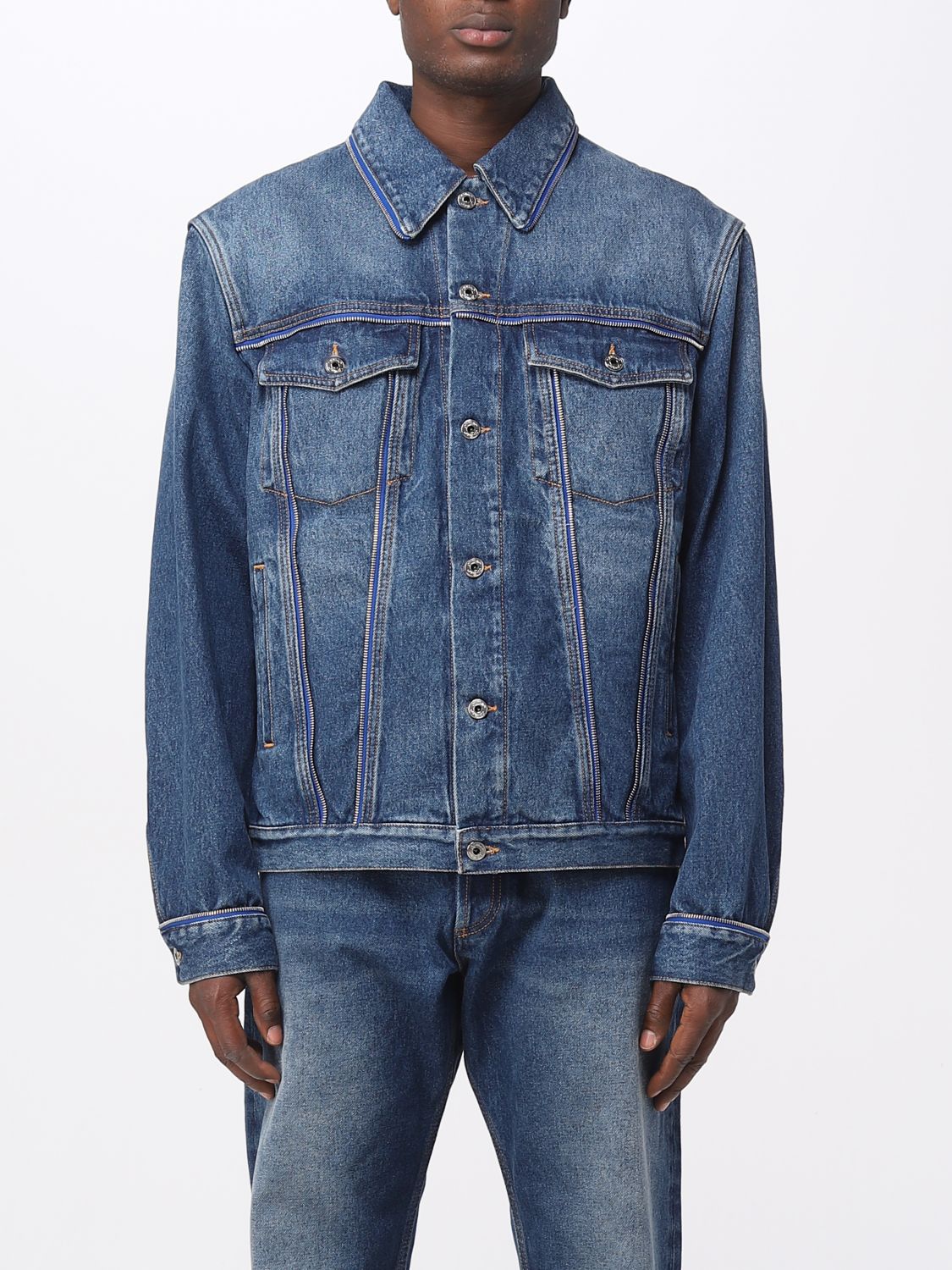 OFF-WHITE Jacket OFF-WHITE Men colour Denim