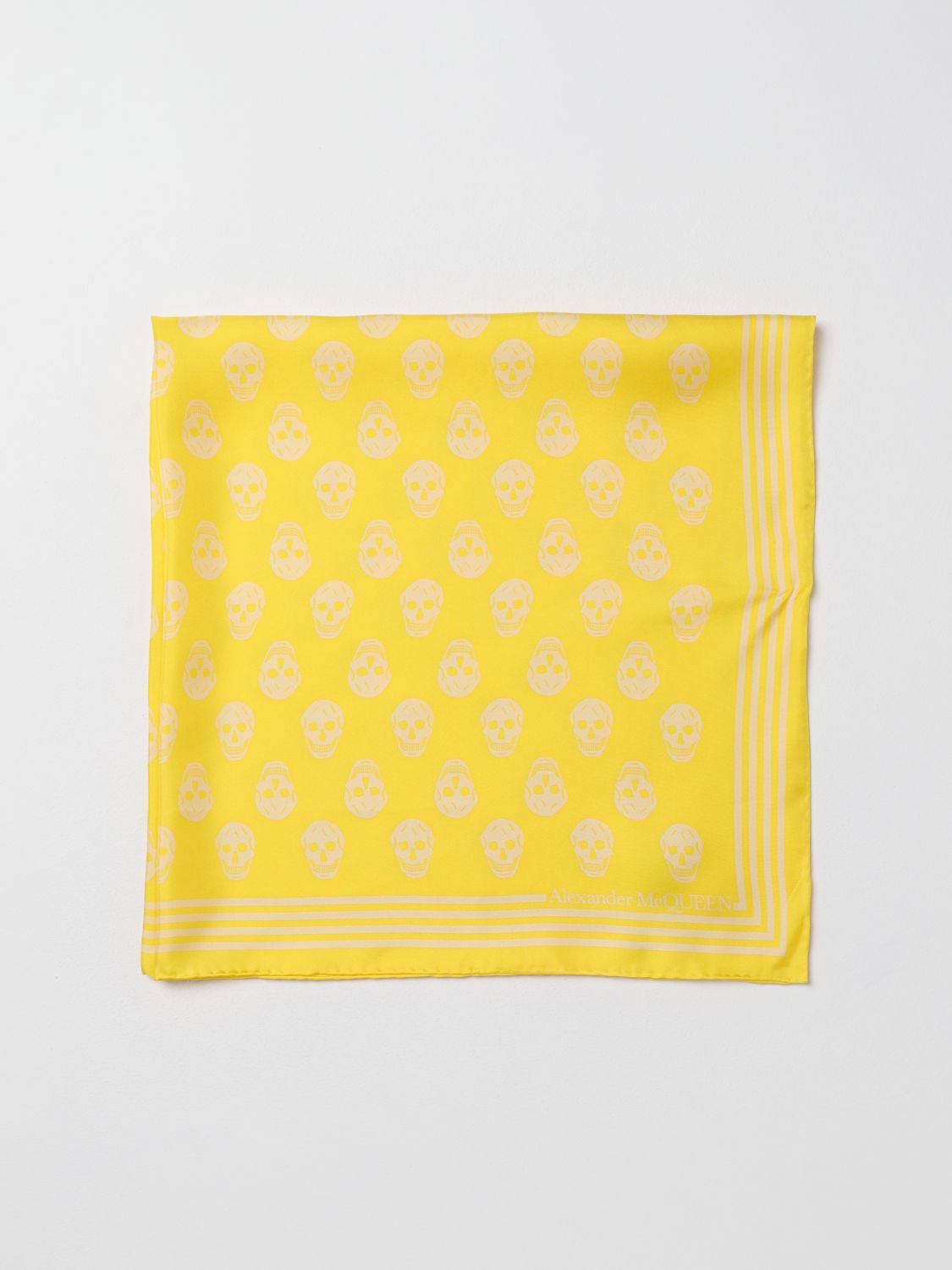 Alexander McQueen Neckerchief ALEXANDER MCQUEEN Woman colour Yellow