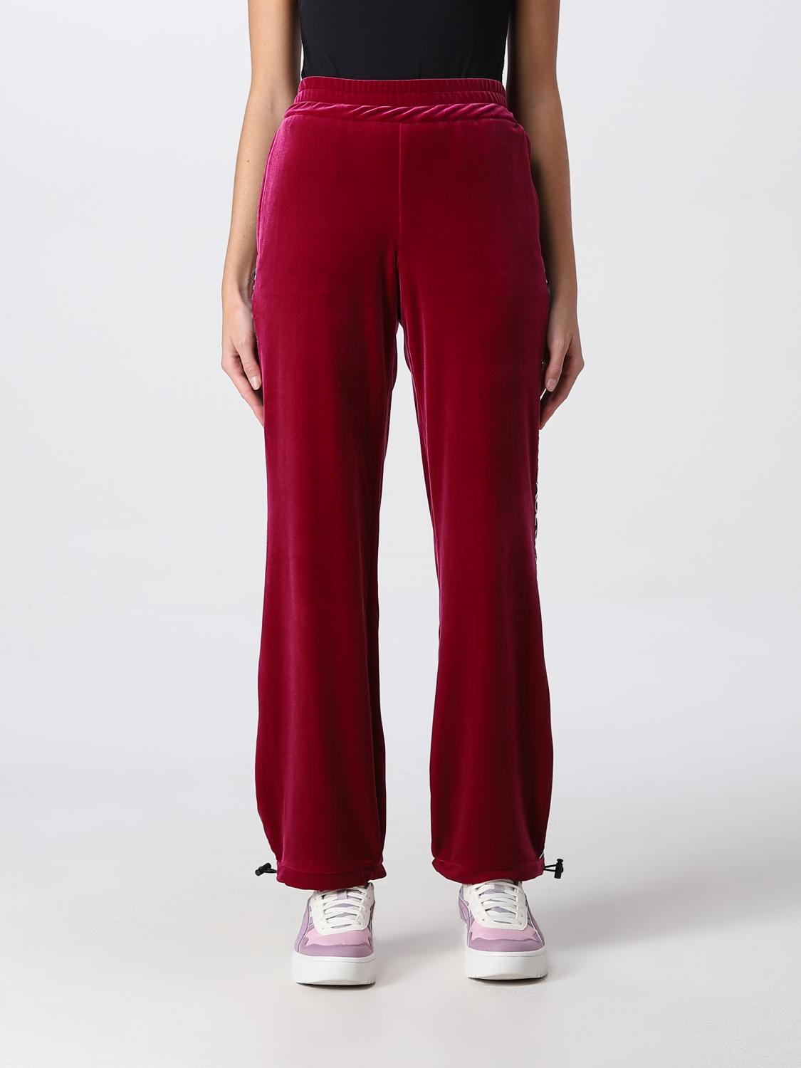 Versace Jeans Couture Trousers VERSACE JEANS COUTURE Woman colour Violet