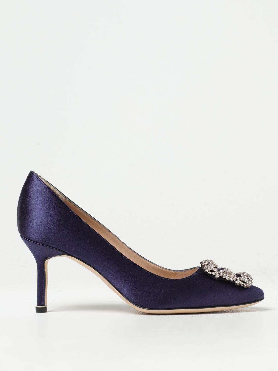 Manolo Blahnik High Heel Shoes MANOLO BLAHNIK Woman colour Navy