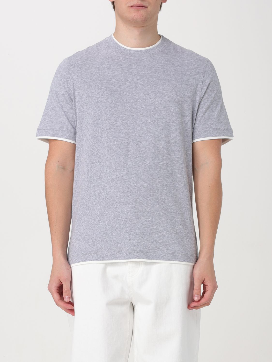 Brunello Cucinelli T-Shirt BRUNELLO CUCINELLI Men colour Grey