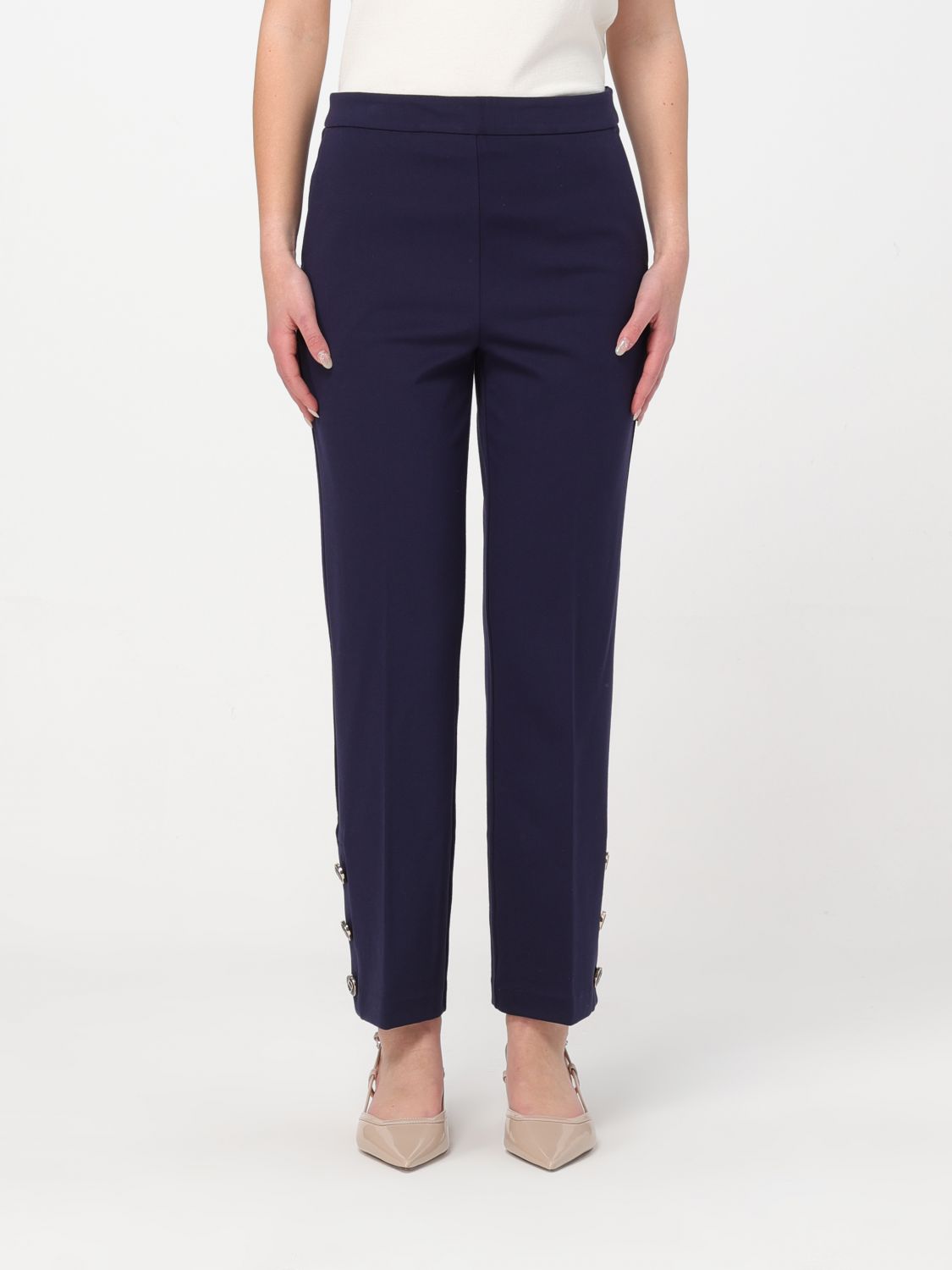 Twinset Trousers TWINSET Woman colour Blue