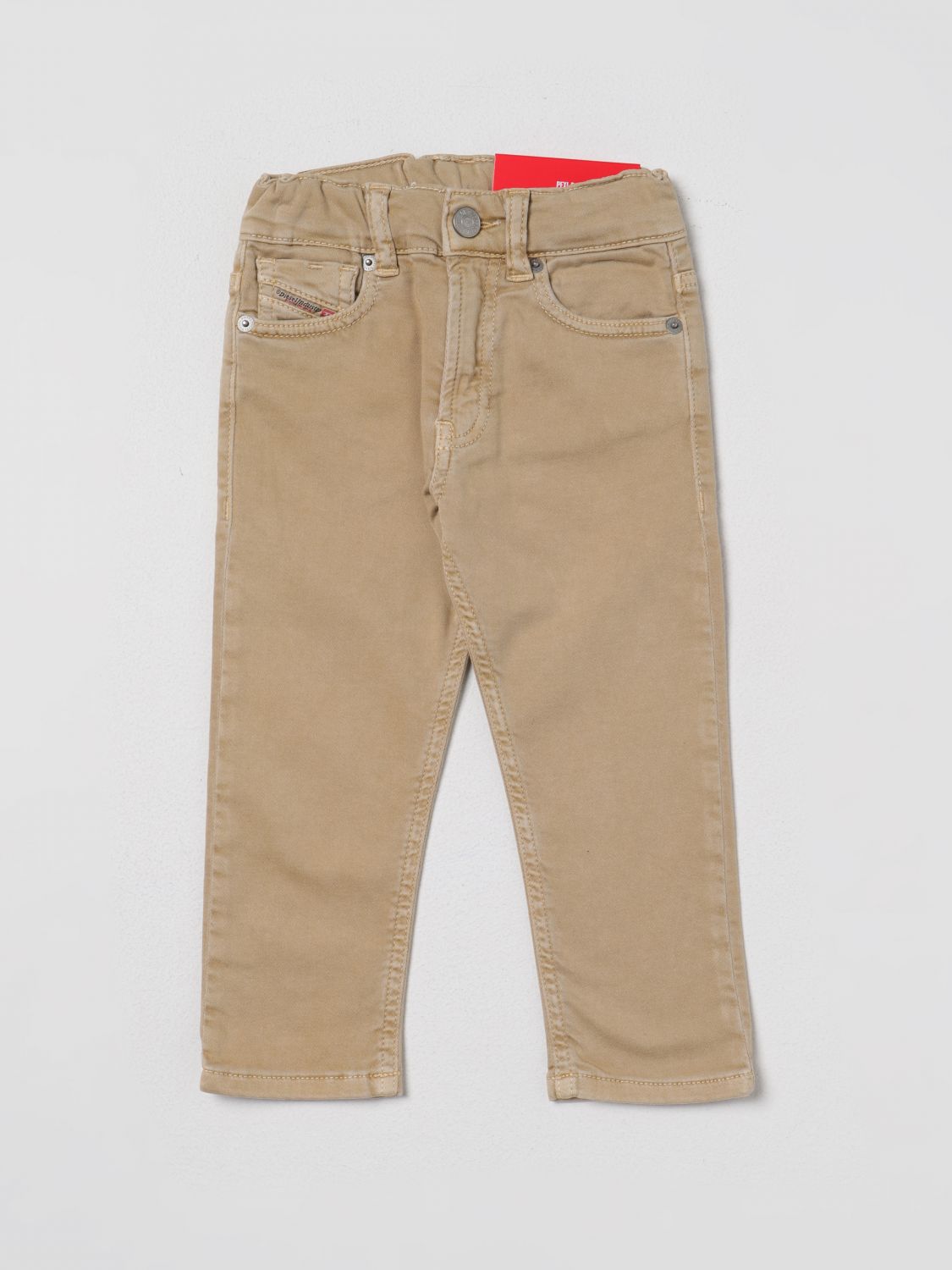 Diesel Trousers DIESEL Kids colour Beige