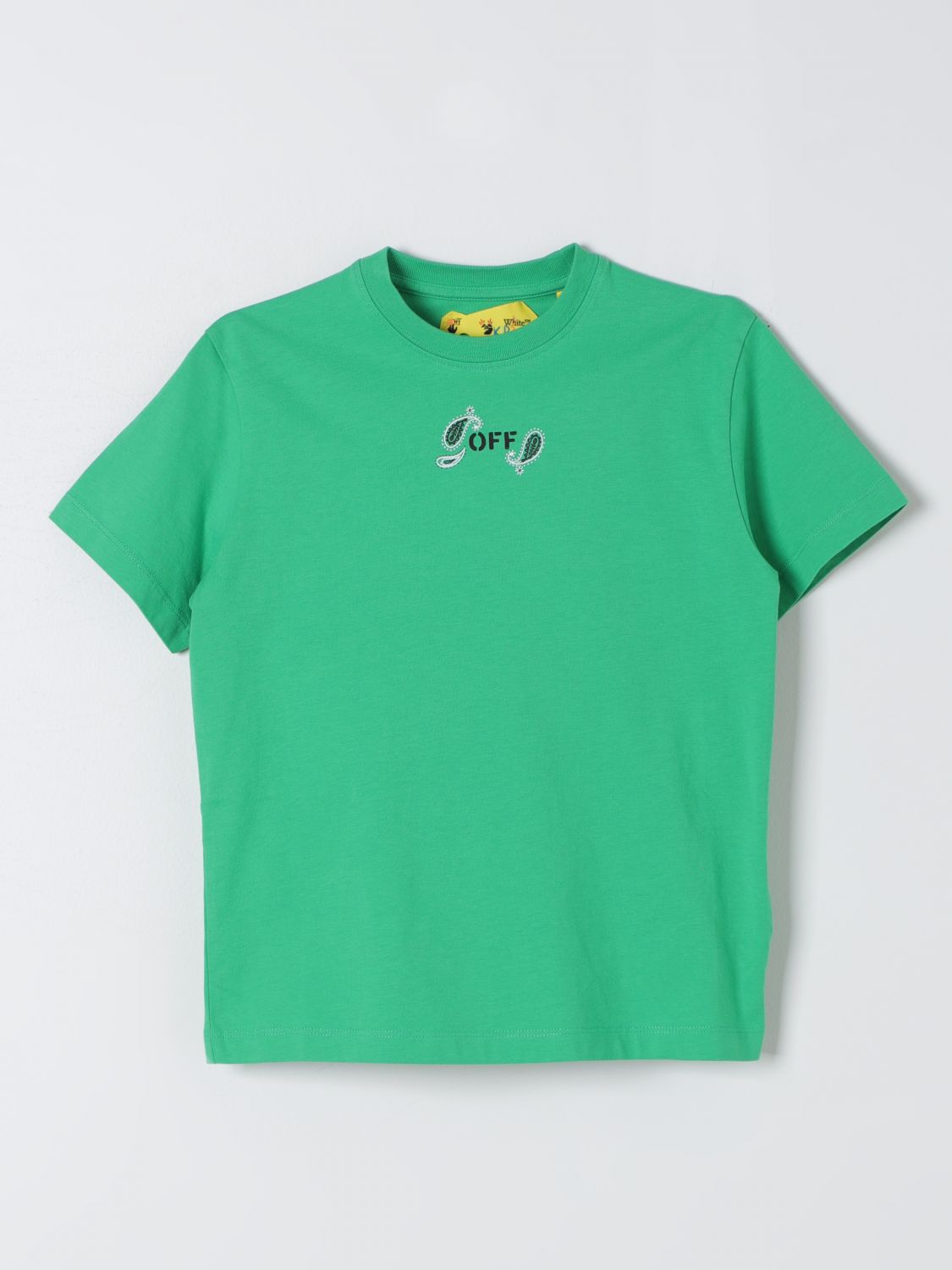 OFF-WHITE T-Shirt OFF-WHITE Kids colour Green