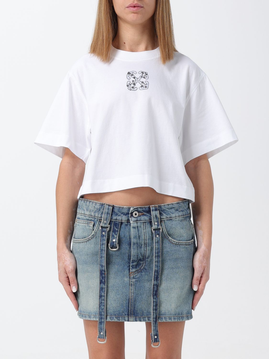 OFF-WHITE T-Shirt OFF-WHITE Woman colour White