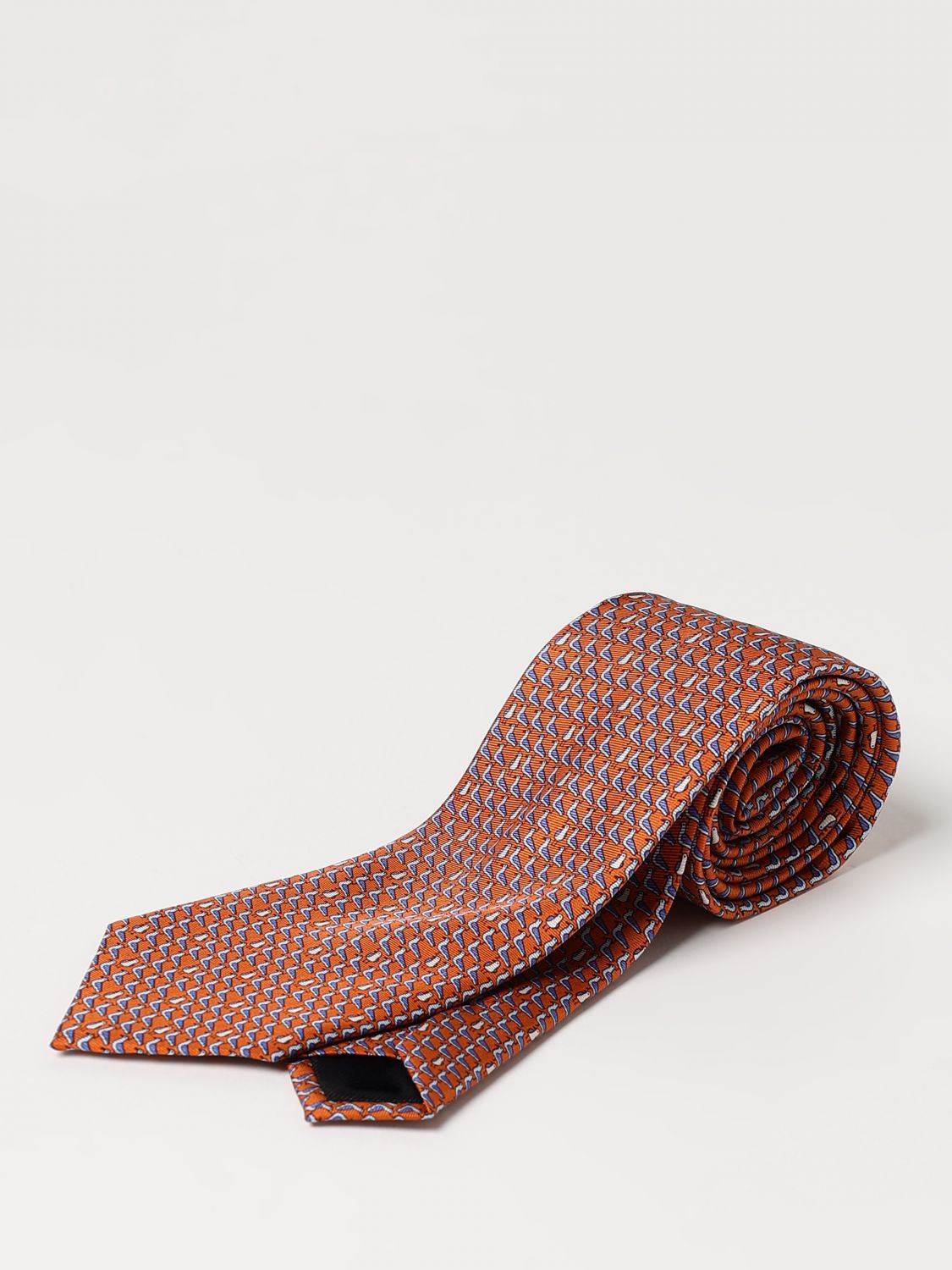 zegna Tie ZEGNA Men colour Orange