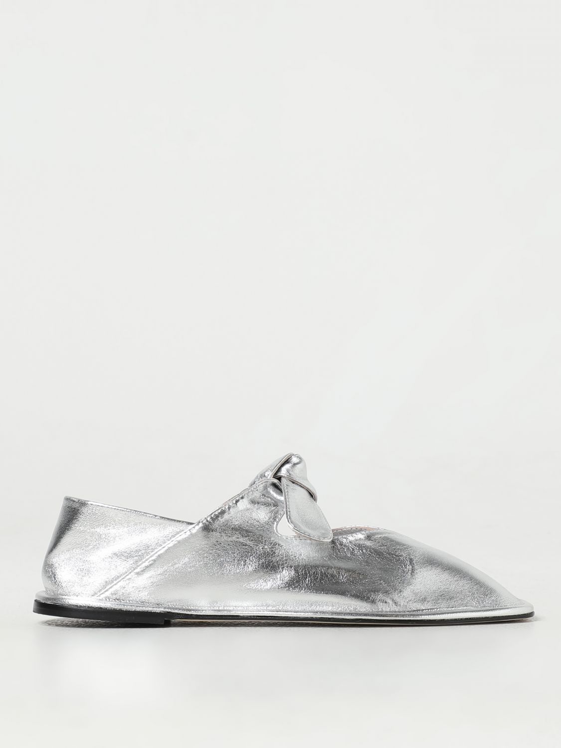 Hereu Flat Shoes HEREU Woman colour Silver