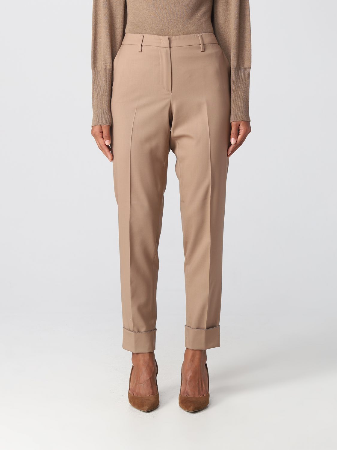 Fabiana Filippi Trousers FABIANA FILIPPI Woman colour Camel