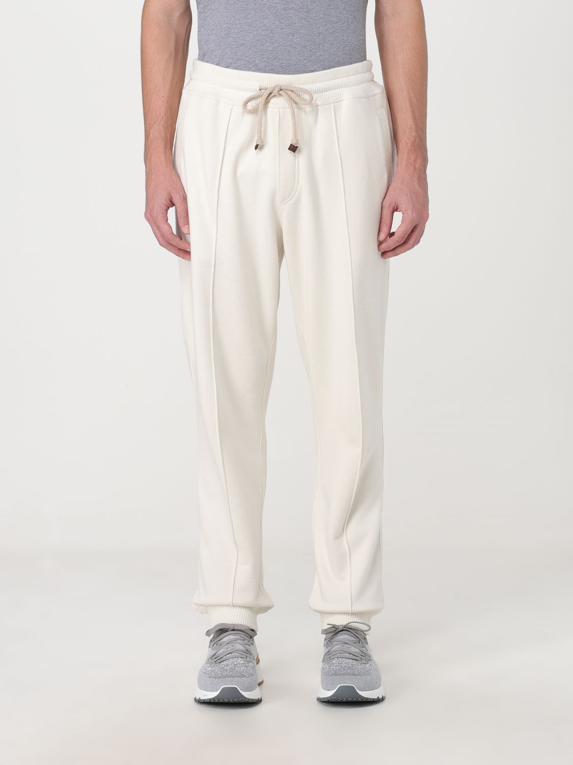 Brunello Cucinelli Trousers BRUNELLO CUCINELLI Men colour Ivory