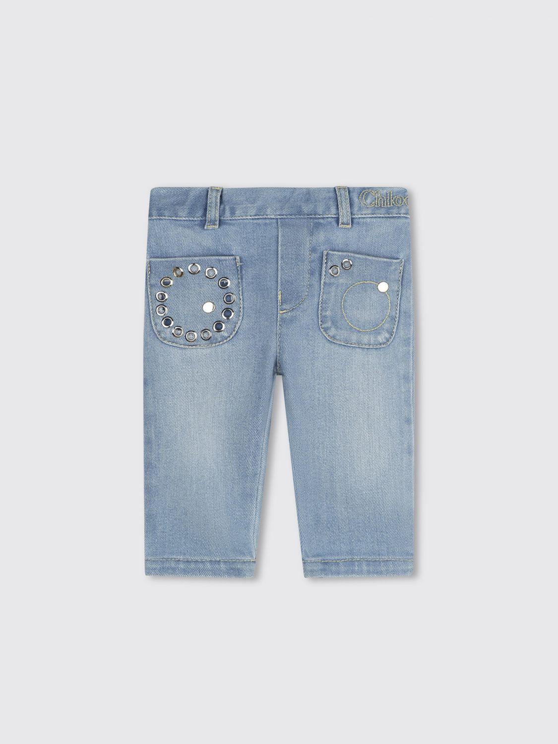 Chloé Jeans CHLOÉ Kids colour Blue