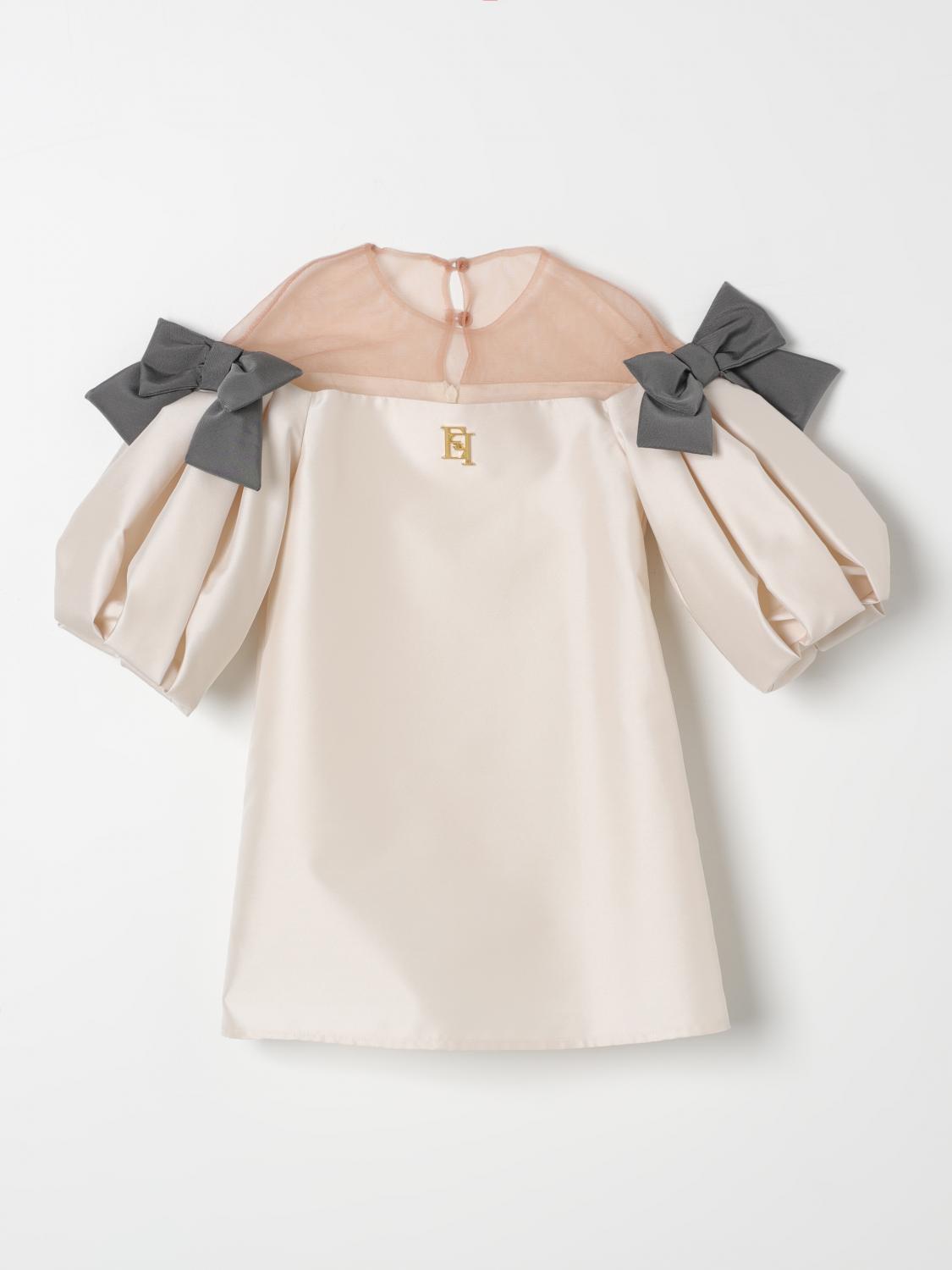 Elisabetta Franchi La Mia Bambina Dress ELISABETTA FRANCHI LA MIA BAMBINA Kids colour Nude