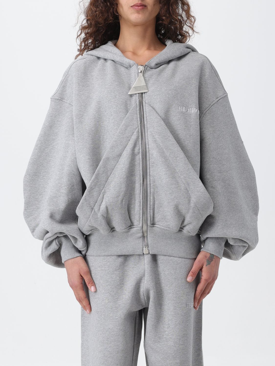 The Attico Sweatshirt THE ATTICO Woman colour Grey