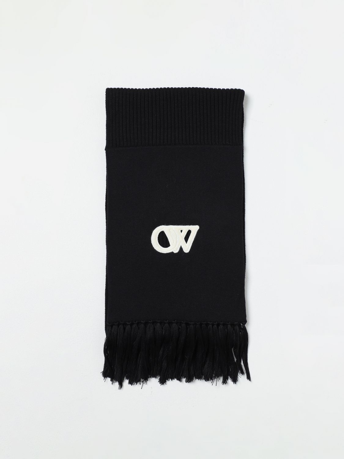 OFF-WHITE Scarf OFF-WHITE Woman colour Black