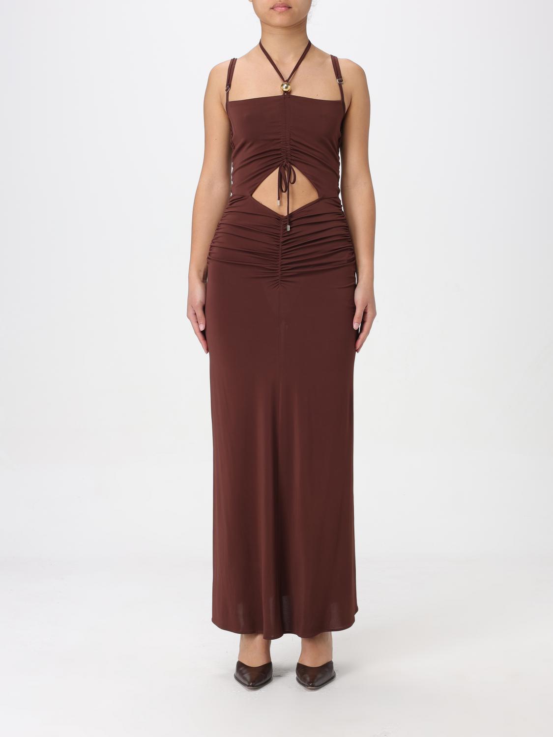 Simona Corsellini Dress SIMONA CORSELLINI Woman colour Brown